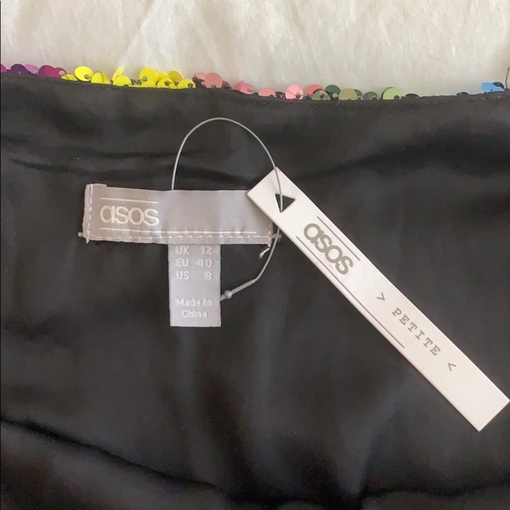 NWT ASOS Sequin Mini Dress - Picture 3 of 5
